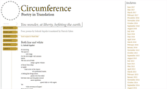 Desktop Screenshot of circumferencemag.org